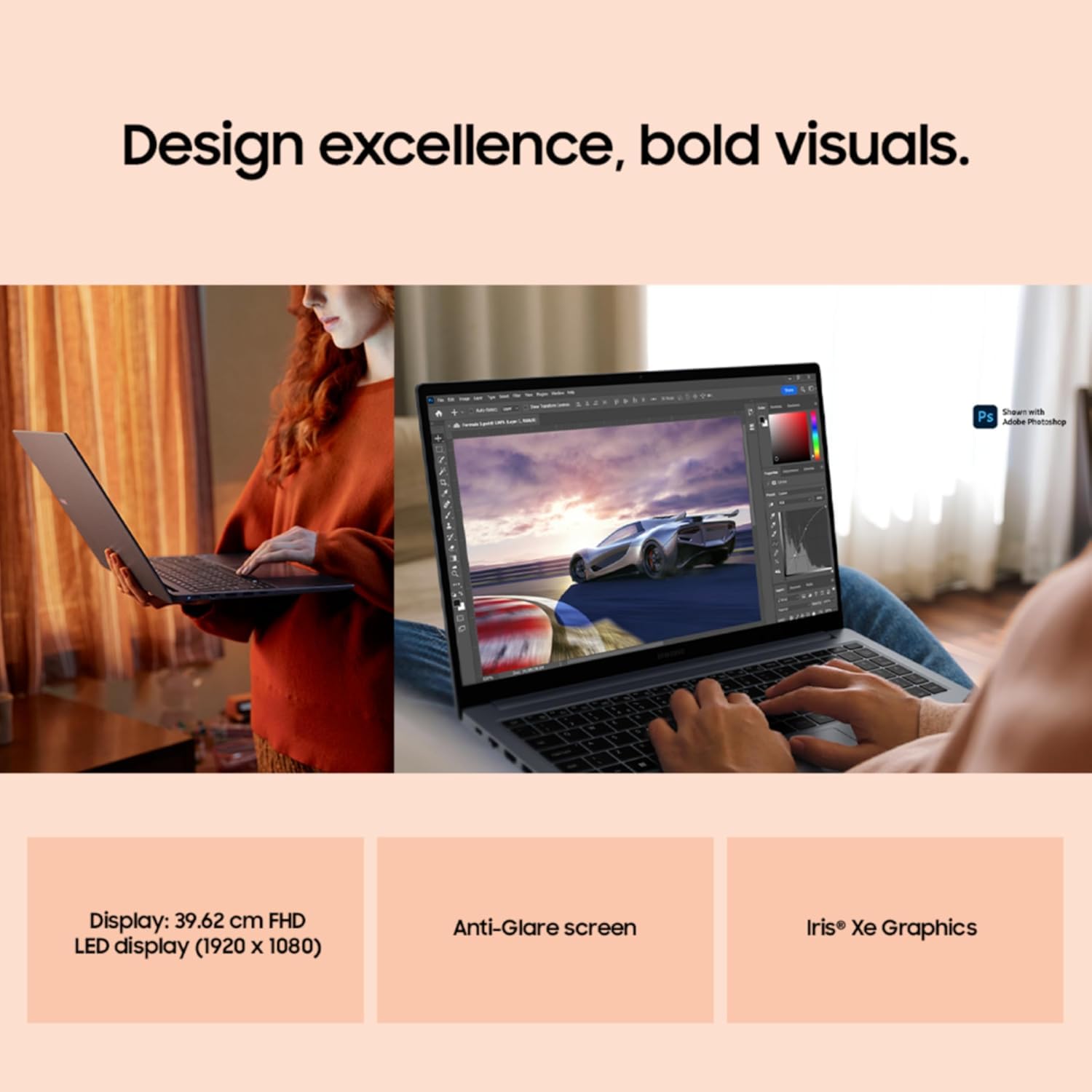 Samsung Galaxy Book 4 15.6" Full HD | Intel Core i5 1335U | 16GB RAM | 512GB SSD | Win 11 Home | MS Office'2024 | Fingerprint Reader | Intel Iris XE Graphics | Backlit Keyboard |NP750XGJ-LS6IN |Silver